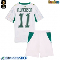 Maglie da calcio Senegal Nicolas Jackson #11 Prima Maglia Bambino Mondiali 2026  Manica Corta + Pantaloni corti)